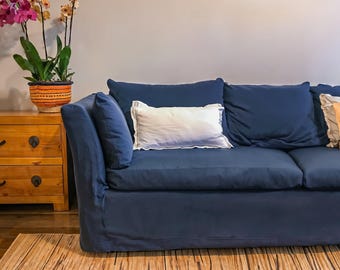 Washable Linen Sofa Slipcover, Custom Designed for Your Sofa, Chair, Sectionals