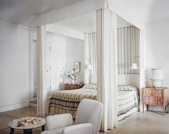 Handmade bed canopy, pure white canopy, queen canopy, delicate bed canopy, bedroom with design decoration canopy.