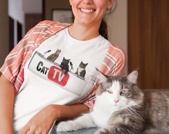 YouTube Cat TV T-Shirt: Shadow, Tom & Sedona - Soft Unisex Tee