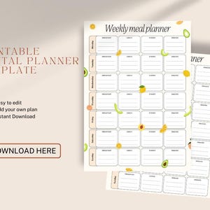 weekly menu planner, food list, food prep, food tracker, food diary, weekly meal plan, diet planner, meal prep planner, weight loss planner, fitness meal planner, daily meal planner, meal planner pdf, weight loss tracker