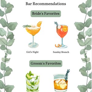 editable drink menu, modern bar menu, wedding bar sign, signature drink sign, printable bar menu, custom drink menu, digital bar menu, diy bar menu, cocktail menu sign, wedding drinks sign, simple bar menu, minimalist menu, party drink men