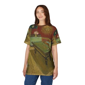 Night Cafe Van Gogh Tee, Artistic Unisex T-Shirt, Vincent Van Gogh Inspired Shirt, Artsy Tee, Art Lover Gift