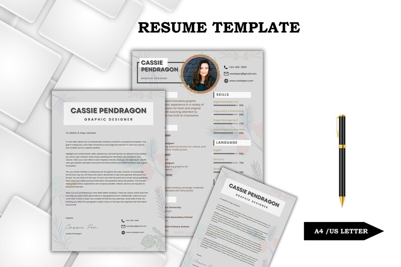 cv template, digital resume, canva resume, minimalist resume, editable resume, word cv template, resume template word, professional resume, resume template, resume design, canva template, digital download, creative resume