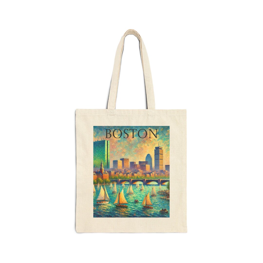 Canvas Boston Bag Small