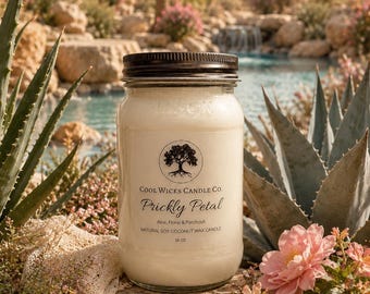 16 oz. Prickly Petal Soy-Coconut Candle