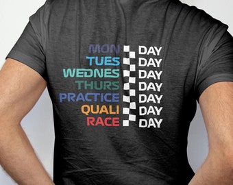 Race day, F1, Formula 1, Car Lover Gift, Grand Prix Shirt, T-shirt, F1 Merch, Instant download, Racing, Unisex T-shirt, Team, Week, PNG, SVG