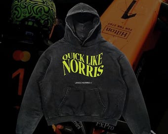 Quick Like Norris design, in AI, PNG, and PDF formats, Lando Norris fan hoodie, digital graphic for Formula 1 t-shirts