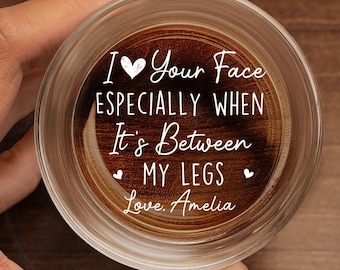 Personalized Whiskey Glass - Funny Anniversary Gift for Couple