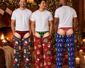 Personalisierte, lustige Pyjamahose für Herren, individuelle Loungewear, Weihnachtsgeschenk für Ehemann, Vater, Freund, witzige Schlafbekleidung