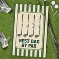 Personalized Golf Towel, Dad By Par, Custom Golf Gift product logo