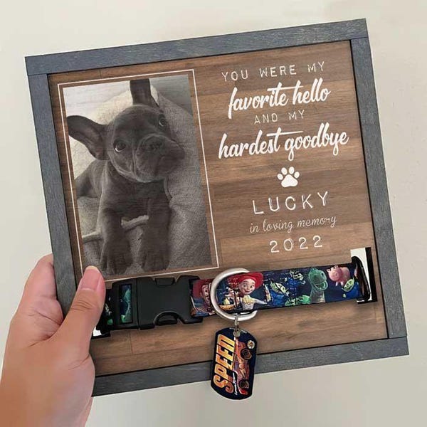You Were My Favorite Hello And My Hardest Goodbye - Personalized Shaped Wood Sign main image 0