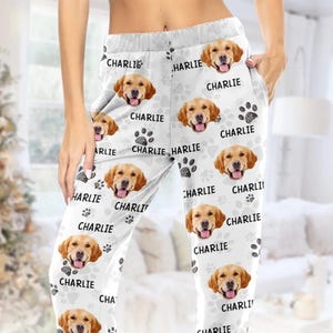 Custom Photo Me and My Best Friend - Dog & Cat Personalized Custom Face Photo Pajama Pants - New Arrival, Christmas Gift For Pet Owners