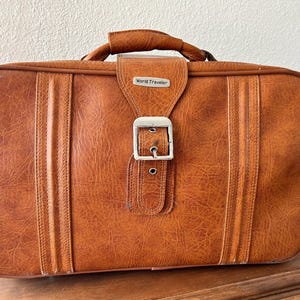 Vintage World Travel Luggage Suitcase