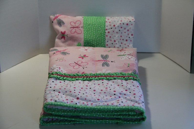 dolls quilt and pillow set