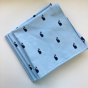 Nautical Themed Reversible Fabric Napkins