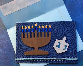 Hanukkah Postcard/Festival of Lights Postcard/Hanukkah Gift