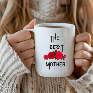 Custom Mother Gift Mom Gift From Kids Personalized for Mother Mom Mommy Present for Coffee Mug Mothers Day Best Mother Birthday Christmas
