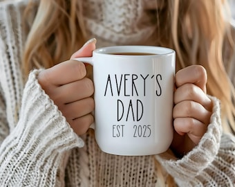 Mug papa Mug papa Mug Est Mug papa pour la première fois Cadeau pour nouveau papa Cadeau pour futur papa Cadeau pour la première fois papa Cadeau pour 1ère fois papa de bébé nouveau papa