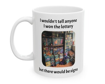 Dungeons & Dragons Tasse, ich würde niemandem sagen, dass ich im Lotto gewonnen habe, aber es würde Zeichen, Fantasy Gaming-Kaffeetasse, Spielnacht-Neuheitstasse geben
