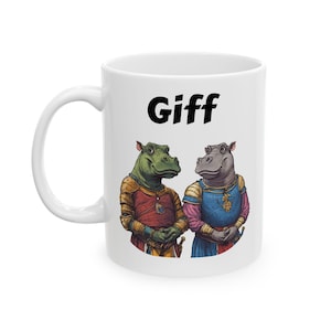 D&D Giff Ceramic Mug, RPG Coffee Cup, Gamer Gift, Fantasy Tea Mug, Tabletop Gaming Decor, Geeky Present, DND Gift