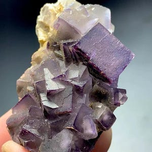 231ct Majestic Purple Cubic Fluorite Specimen From Pakistan
