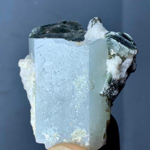 25g Natural Aquamarine Crystal with Muscovite & Feldspar – Skardu, Pakistan