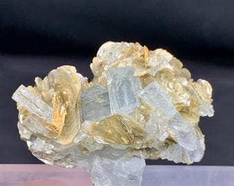 Aquamarine Crystal with Muscovite | Pakistan Mineral Specimen