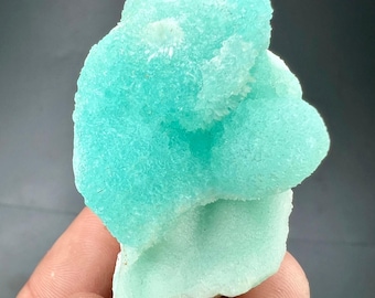 49g Natural Blue Aragonite Crystal Cluster – Raw Mineral Specimen
