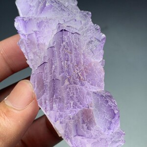 115g Beautiful Purple Fluorite Crystal Specimen from Pakistan
