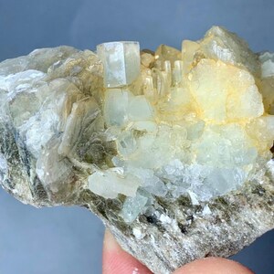 Natural Aquamarine Crystal Specimen: Rare Pakistan Mineral (92g)