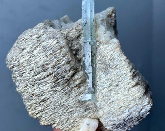 Aquamarine Crystal in Muscovite Matrix – 96g | Skardu, Pakistan