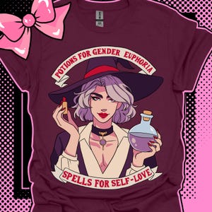 Cool Witchy Trans T-shirt for Non-binary and Queer People
