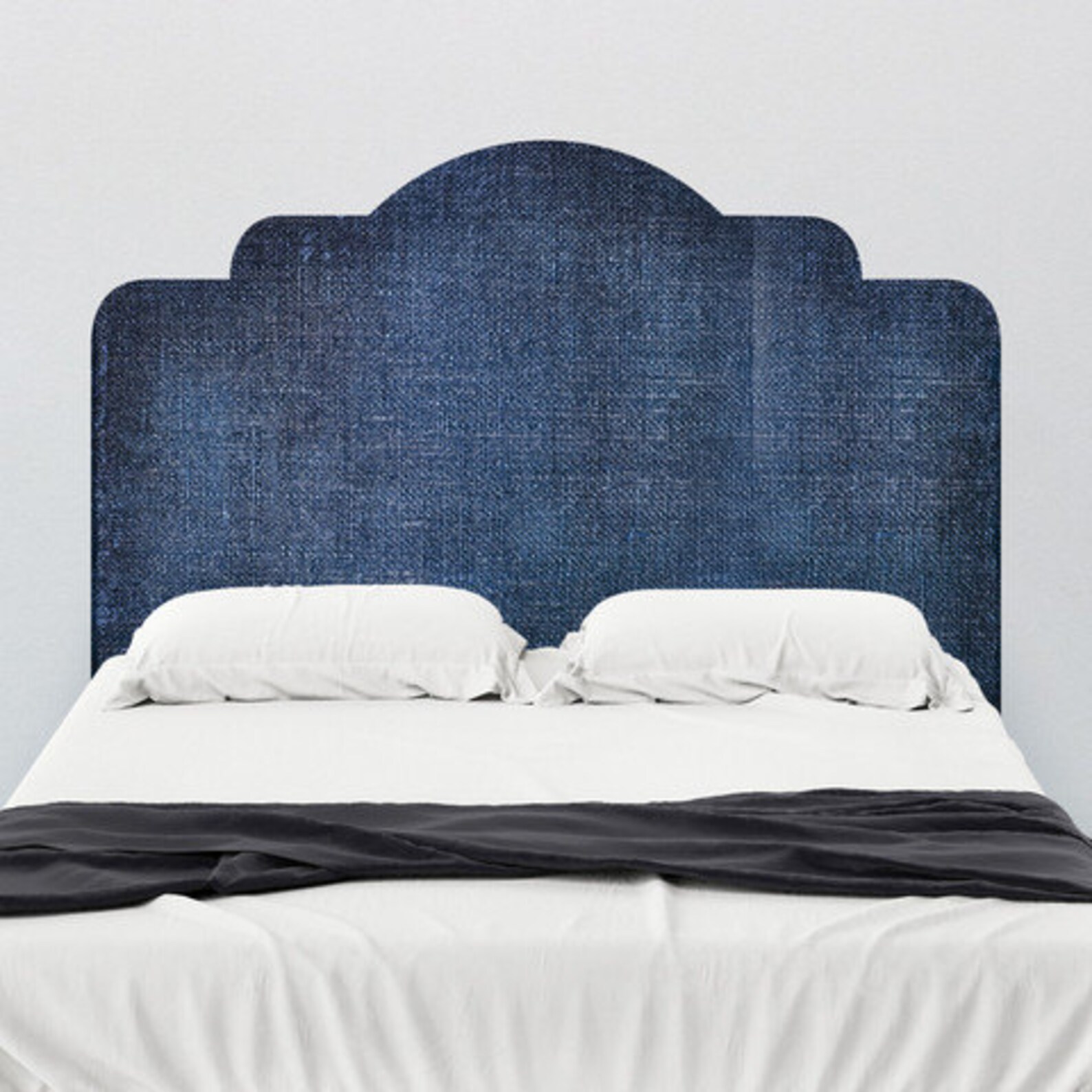 Denim Adhesive Headboard Wall Decal Etsy