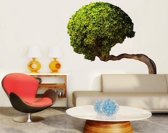 Bowing Tree Wall Decal