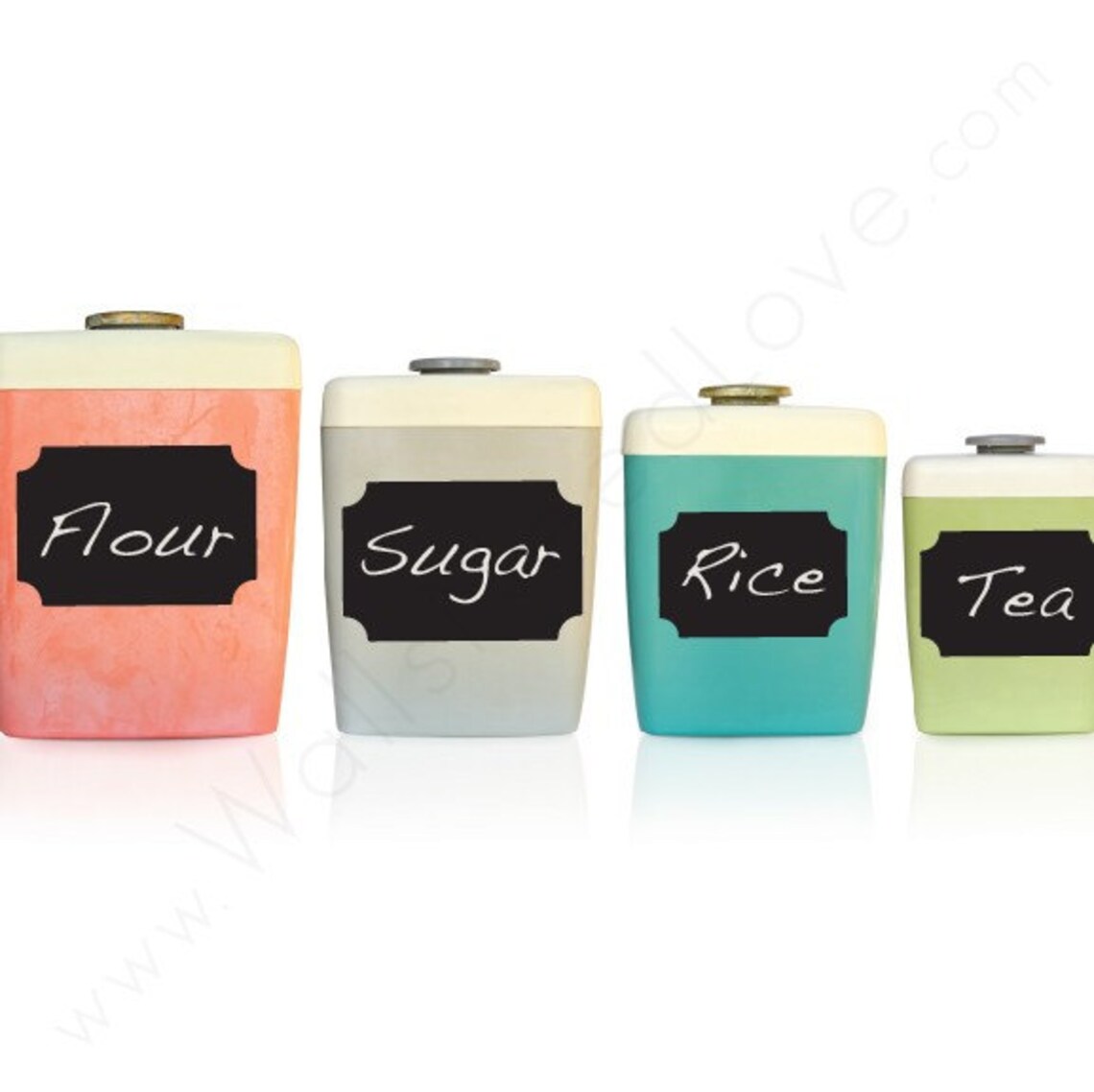 Chalkboard Label Decals Etsy