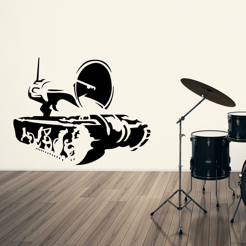 Banksy Propaganda Cannon Wall Decals