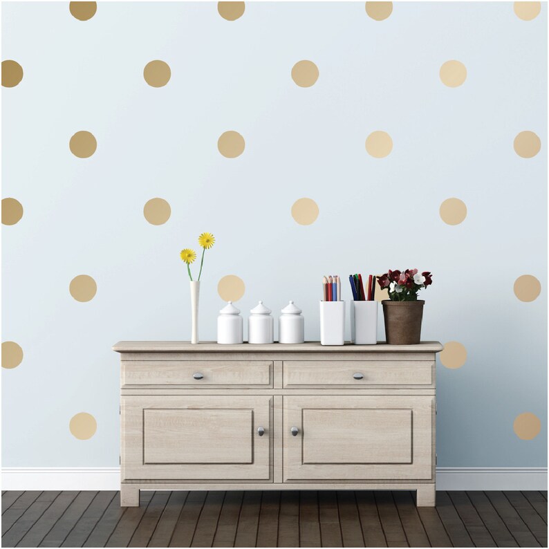 3 Confetti Polka Dots Wall Decals image 1