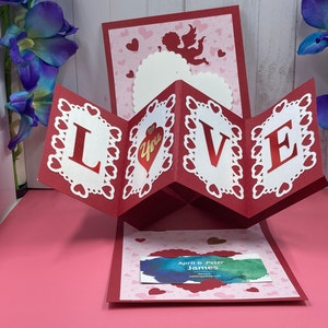 Love pop up card