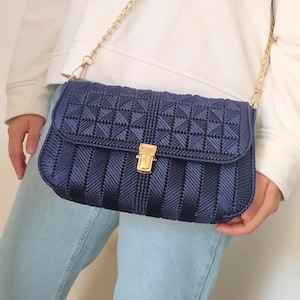 Frau Umhängetasche, häkeln handgemachte Tasche, Geschenk für Frau, Valentinstag Geschenk, gestrickte Tasche, Luxus Designer Tasche, personalisierte Damentasche