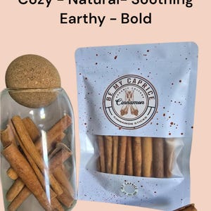 Cinnamon Sticks, Aromatic Spice for Cooking, Tea & Crafts, Cooking Spices, Dried Cinnamon Bark, Holiday Spice Decor