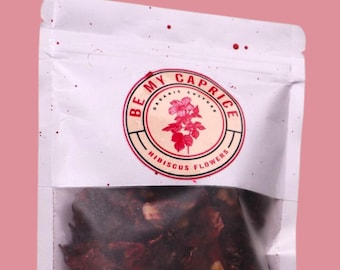 Flores de hibisco secas: mezcla de té de hierbas sin cafeína