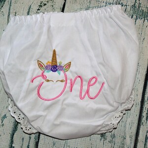 Babyhug 100% Cotton Knit Bloomers With Unicorn & Hearts Print Pack of 3 - Yellow Pink & Light Blue main image 1