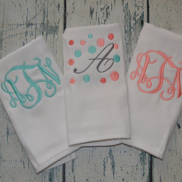 Custom Burp Cloth Etsy