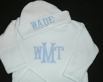 baby boy gown set