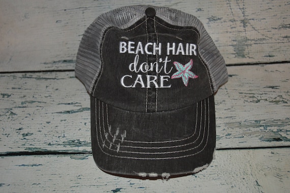 beach hair hat