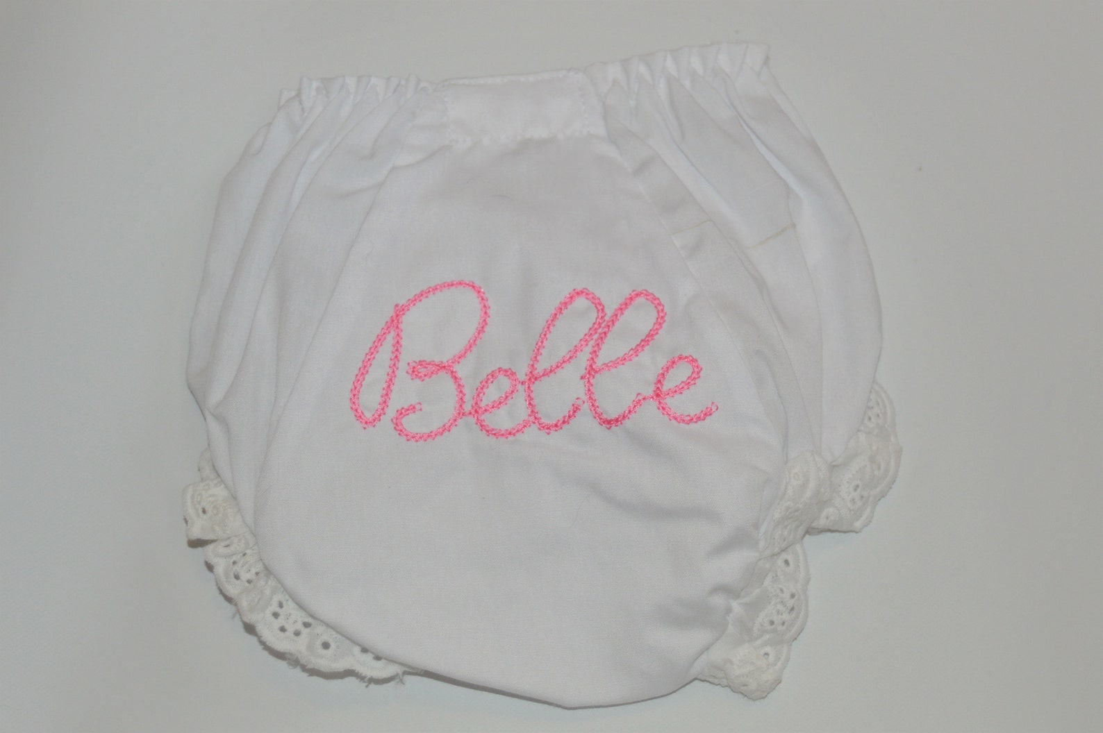 Baby Bloomers Monogrammed Baby Girl Diaper Cover QUICK SHIP Etsy
