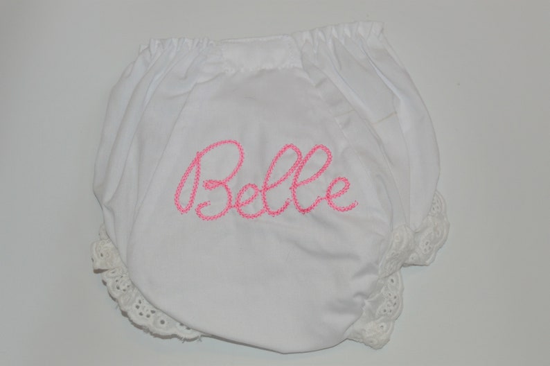 Baby Bloomers Monogrammed Baby Girl Diaper Cover QUICK SHIP - Etsy