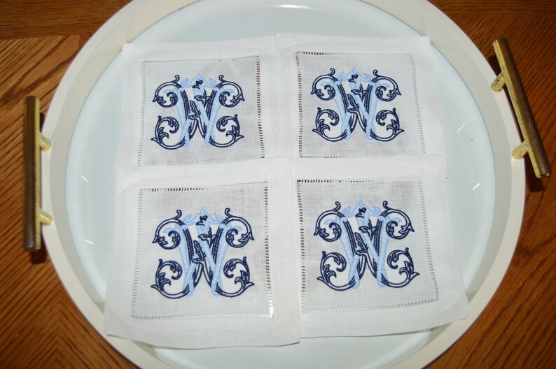 theroyalprincess Linen Cocktail Napkins - Thumbnail 2