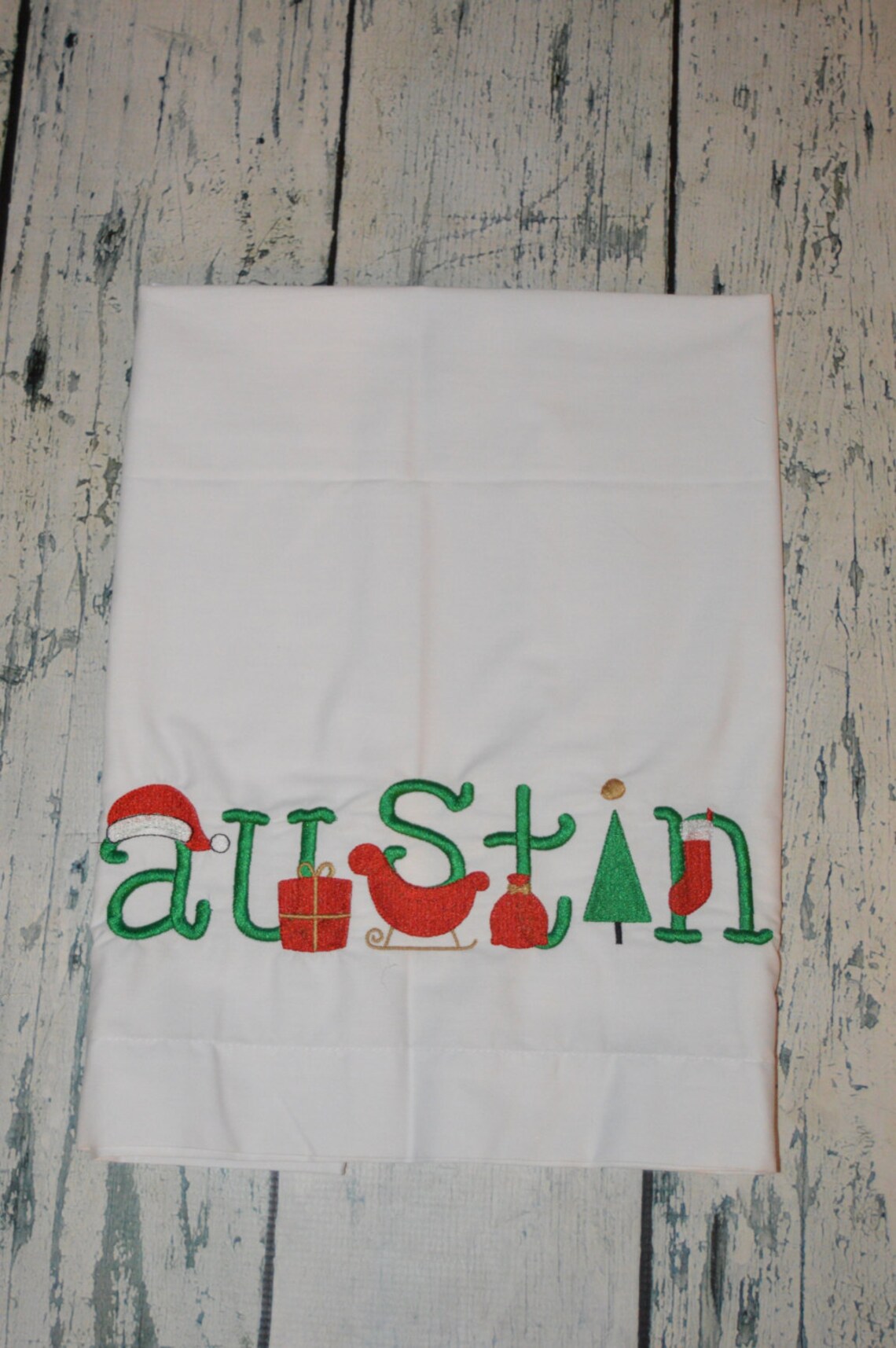 PERSONALIZED Christmas Pillowcase Standard Pillowcase Custom Etsy