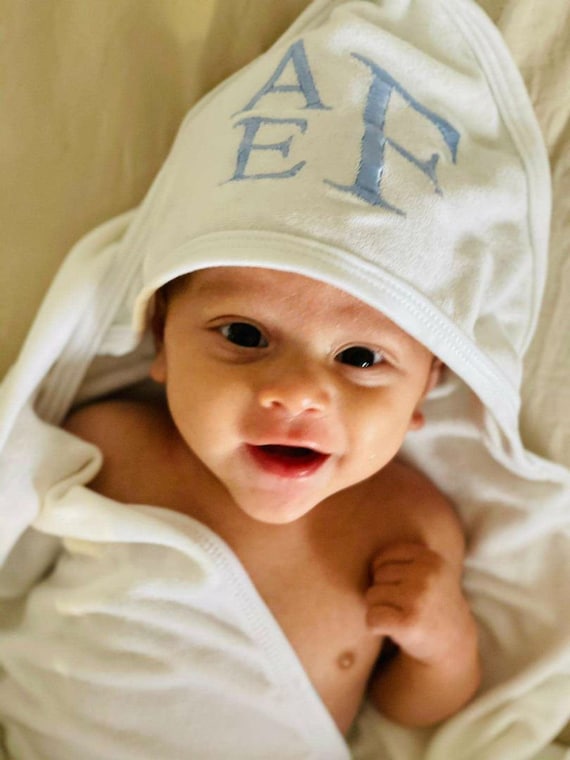 Monogrammed baby bath towels outlet